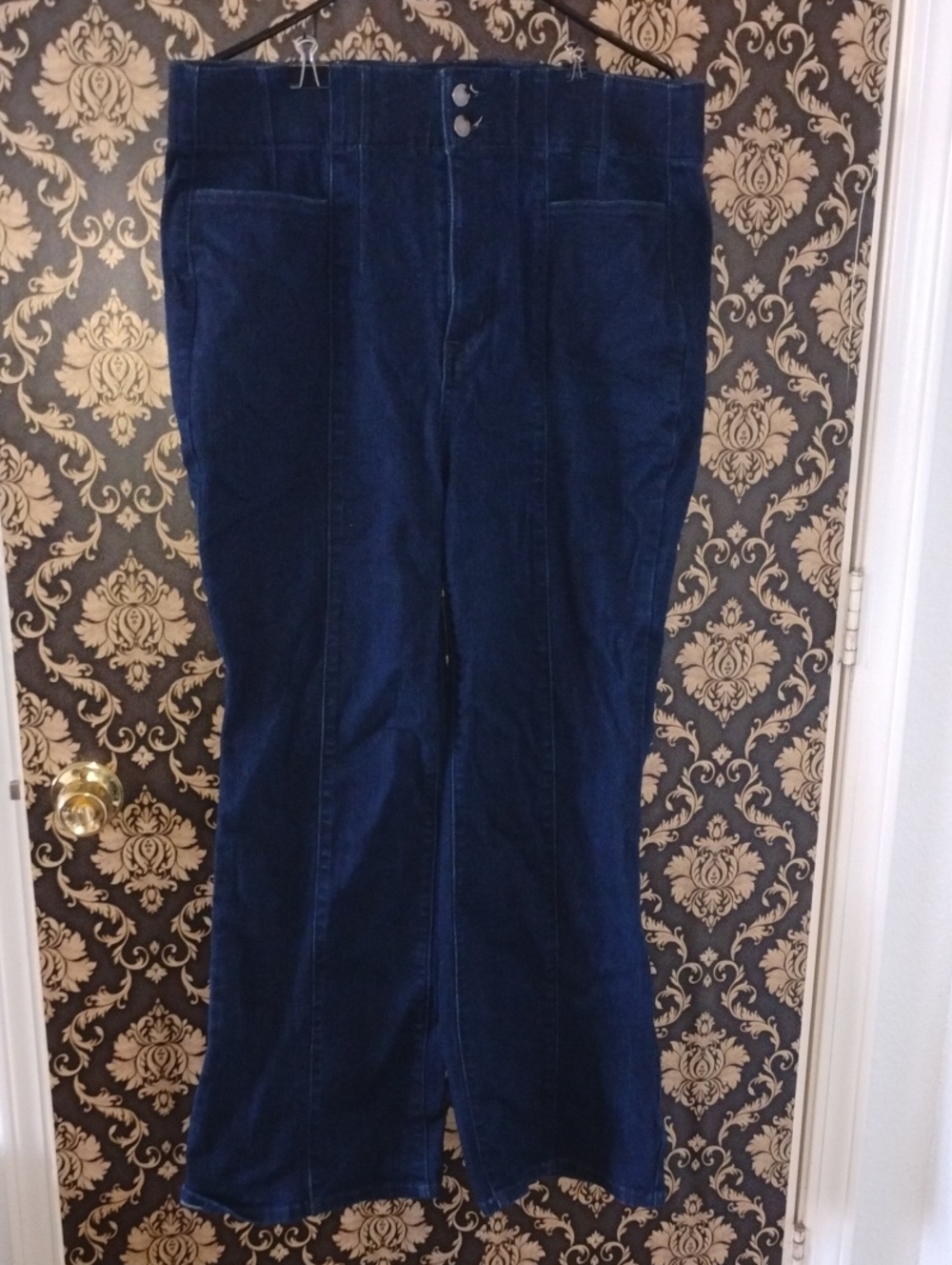 torrid Dark Blue Wide Leg Jeans